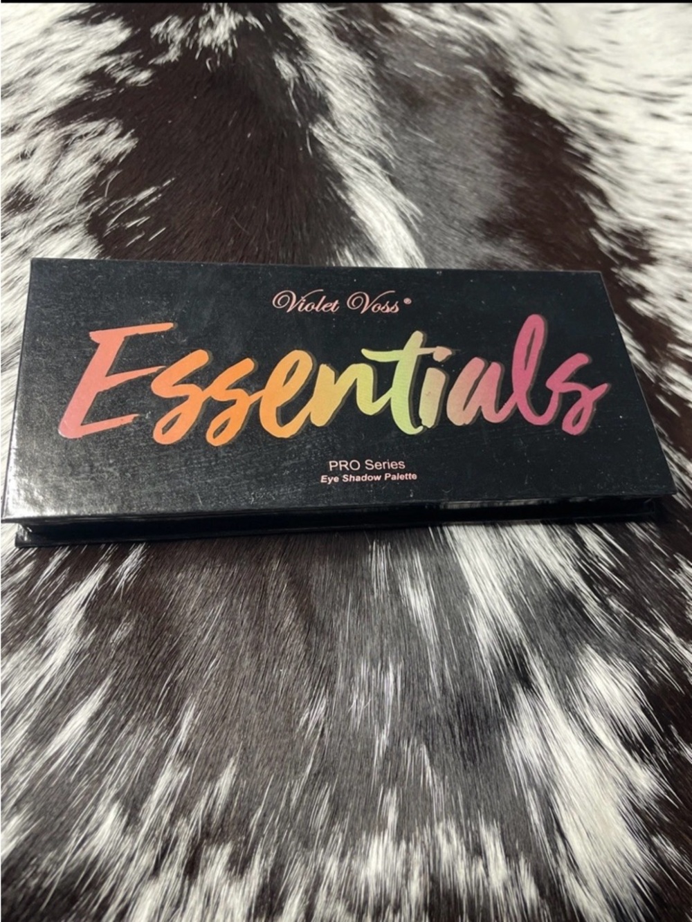 Violet Voss Eyeshadow Palette - Black with Multicolor Script